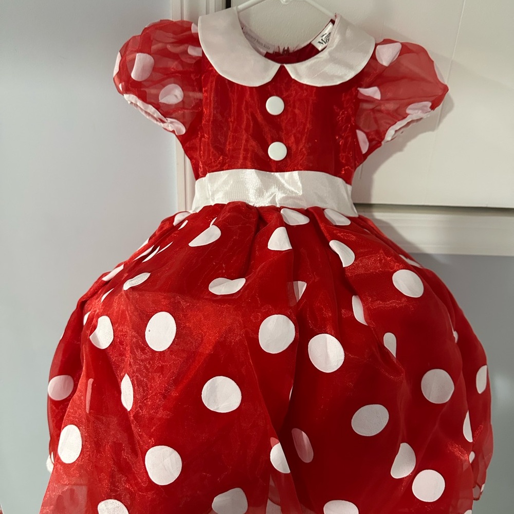 Pottery Barn Kids Red Minnie Costume Set